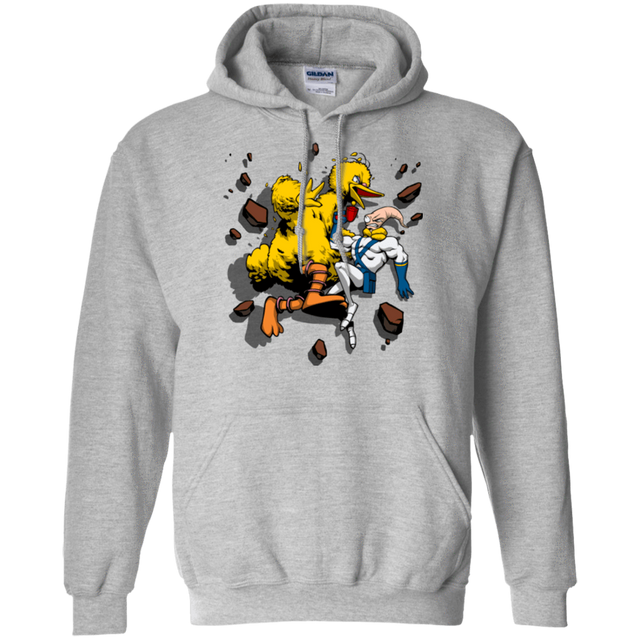 Sweatshirts Sport Grey / Small Big Bird and Worm Pullover Hoodie