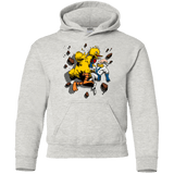 Sweatshirts Ash / YS Big Bird and Worm Youth Hoodie