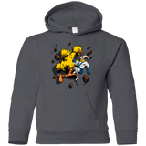 Sweatshirts Charcoal / YS Big Bird and Worm Youth Hoodie