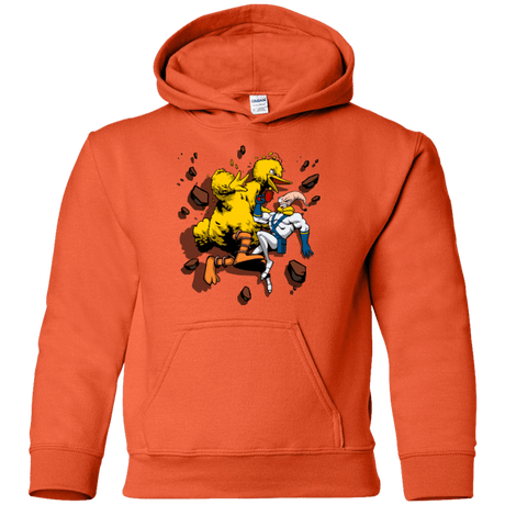 Sweatshirts Orange / YS Big Bird and Worm Youth Hoodie