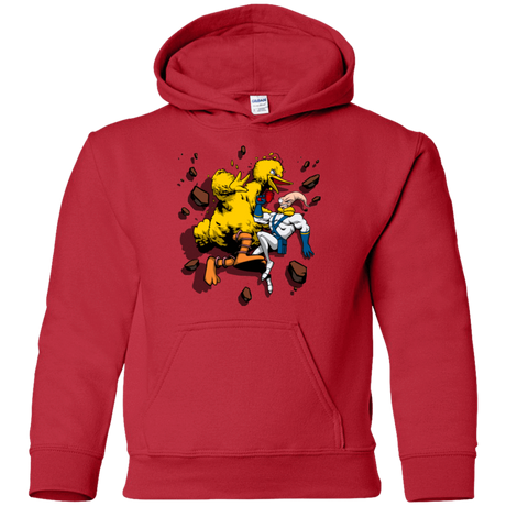 Sweatshirts Red / YS Big Bird and Worm Youth Hoodie