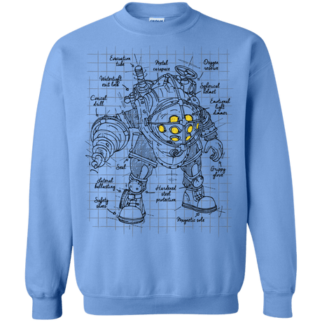 Sweatshirts Carolina Blue / S Big Daddy Plan Crewneck Sweatshirt