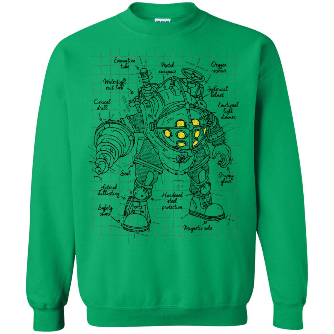 Sweatshirts Irish Green / S Big Daddy Plan Crewneck Sweatshirt