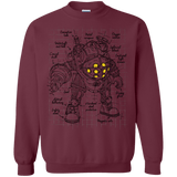 Sweatshirts Maroon / S Big Daddy Plan Crewneck Sweatshirt