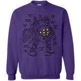 Sweatshirts Purple / S Big Daddy Plan Crewneck Sweatshirt