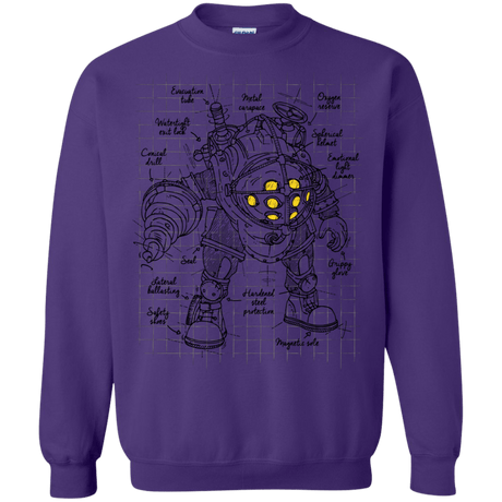 Sweatshirts Purple / S Big Daddy Plan Crewneck Sweatshirt