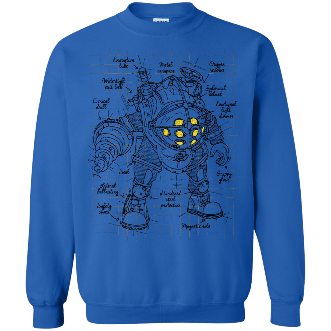 Sweatshirts Royal / S Big Daddy Plan Crewneck Sweatshirt