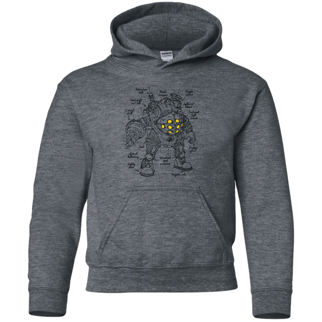 Sweatshirts Dark Heather / YS Big Daddy Plan Youth Hoodie