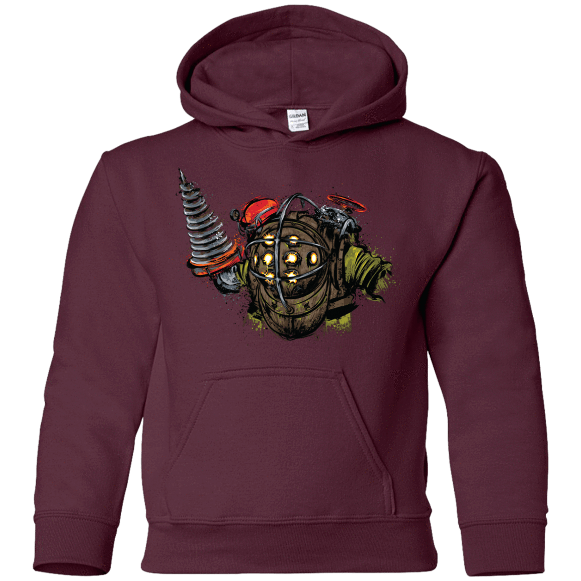 Sweatshirts Maroon / YS Big Daddy Youth Hoodie
