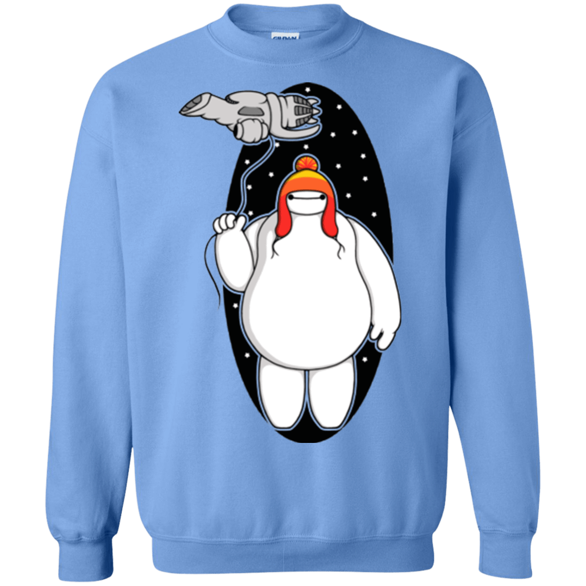 Sweatshirts Carolina Blue / Small Big Damn Hero 6 Crewneck Sweatshirt