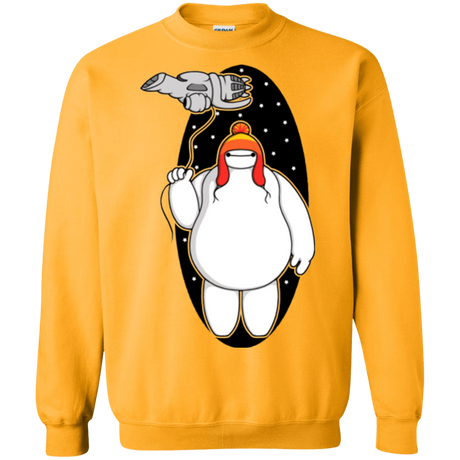 Sweatshirts Gold / Small Big Damn Hero 6 Crewneck Sweatshirt
