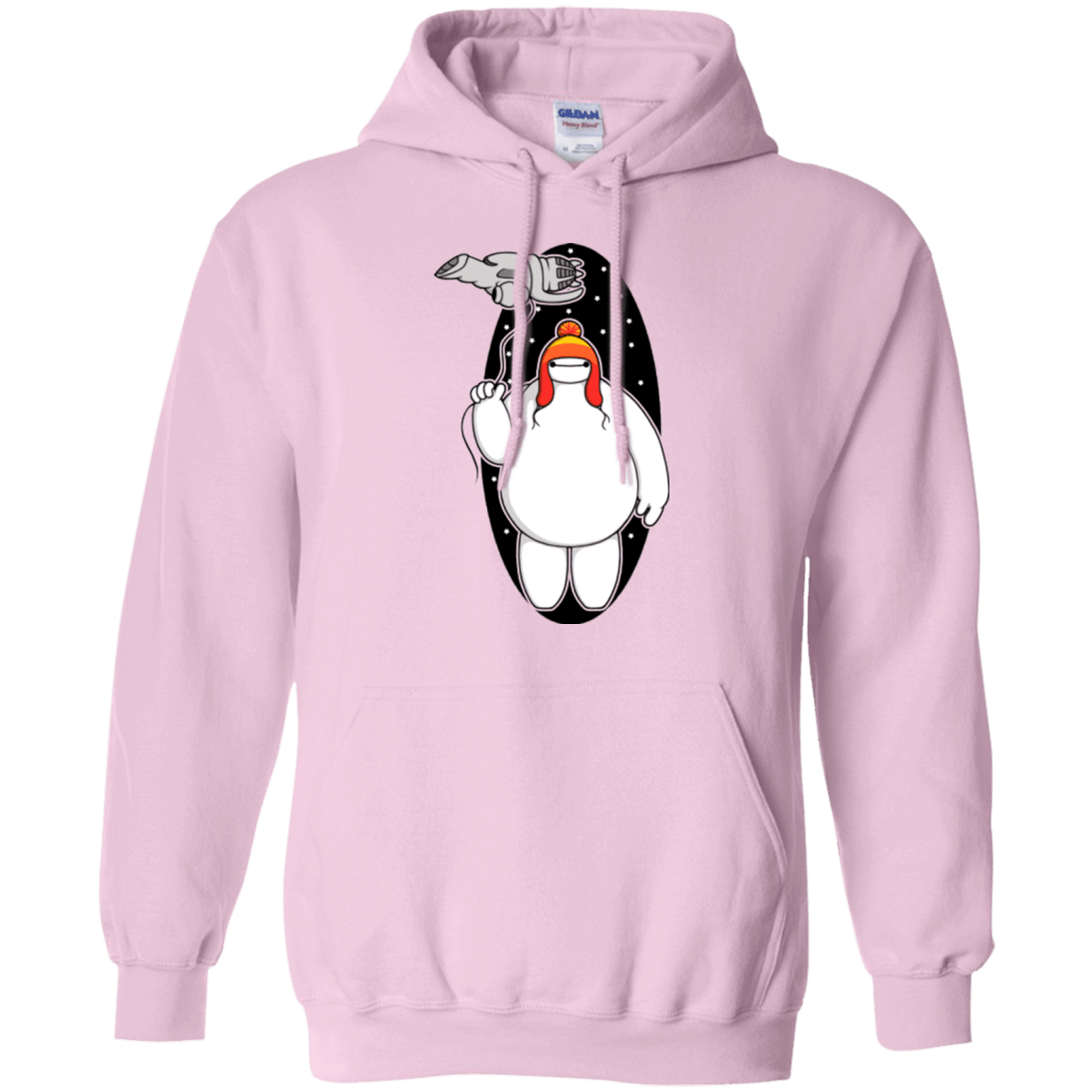 Sweatshirts Light Pink / Small Big Damn Hero 6 Pullover Hoodie