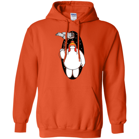 Sweatshirts Orange / Small Big Damn Hero 6 Pullover Hoodie