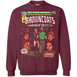 Sweatshirts Maroon / Small Big Damn Heroes Crewneck Sweatshirt