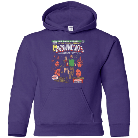 Sweatshirts Purple / YS Big Damn Heroes Youth Hoodie