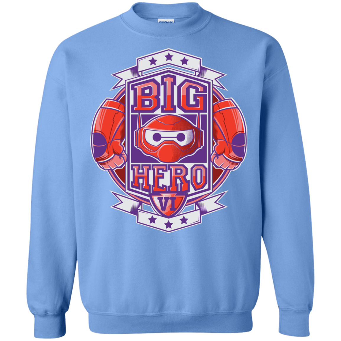 Sweatshirts Carolina Blue / Small BIG HERO VI BOXING Crewneck Sweatshirt