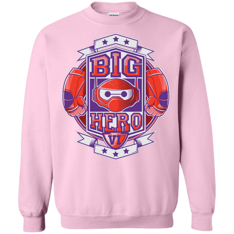Sweatshirts Light Pink / Small BIG HERO VI BOXING Crewneck Sweatshirt