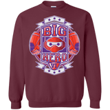 Sweatshirts Maroon / Small BIG HERO VI BOXING Crewneck Sweatshirt