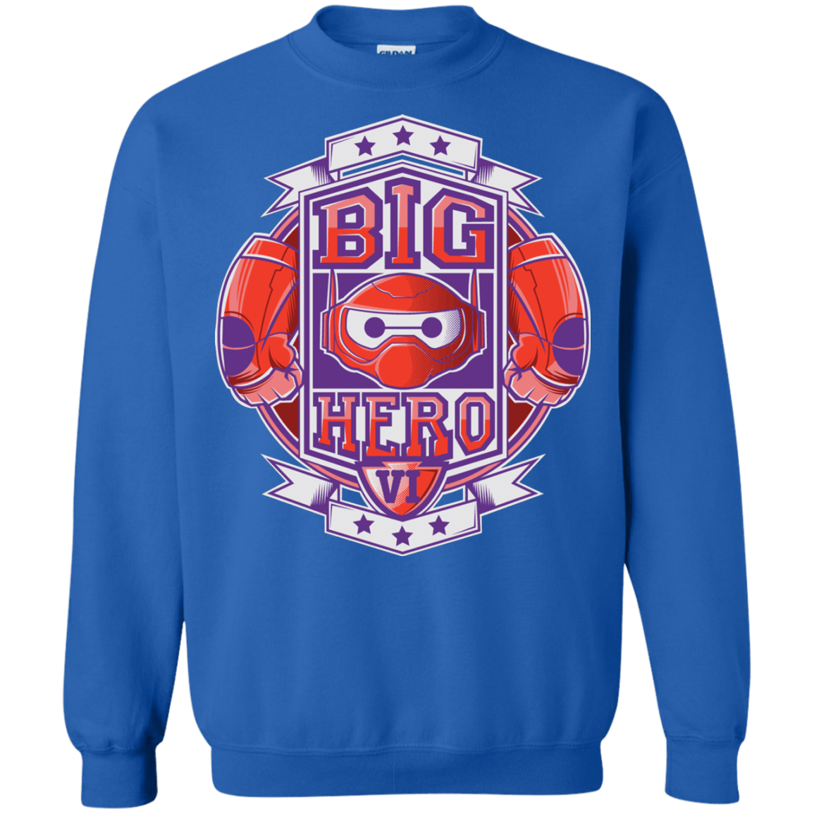 Sweatshirts Royal / Small BIG HERO VI BOXING Crewneck Sweatshirt