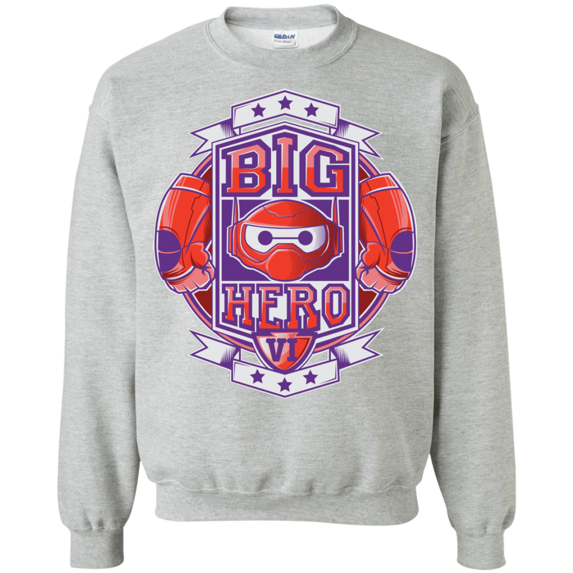 Sweatshirts Sport Grey / Small BIG HERO VI BOXING Crewneck Sweatshirt