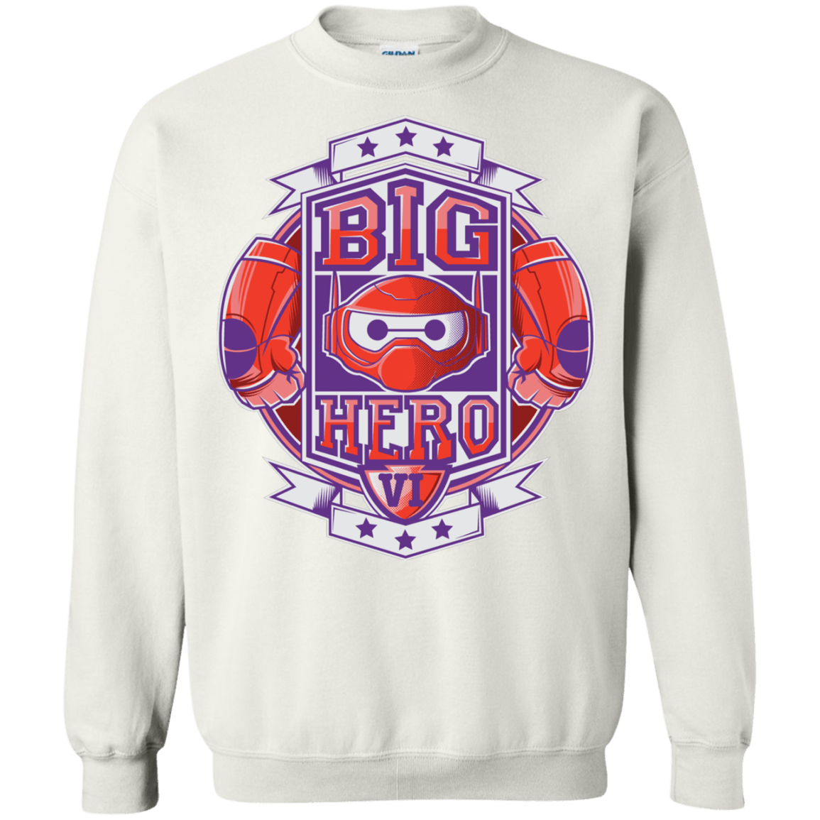 Sweatshirts White / Small BIG HERO VI BOXING Crewneck Sweatshirt