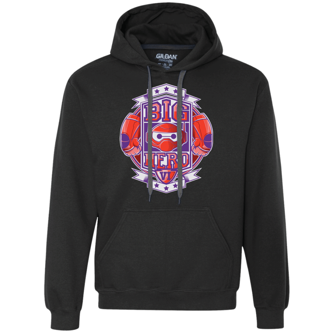 Sweatshirts Black / Small BIG HERO VI BOXING Premium Fleece Hoodie