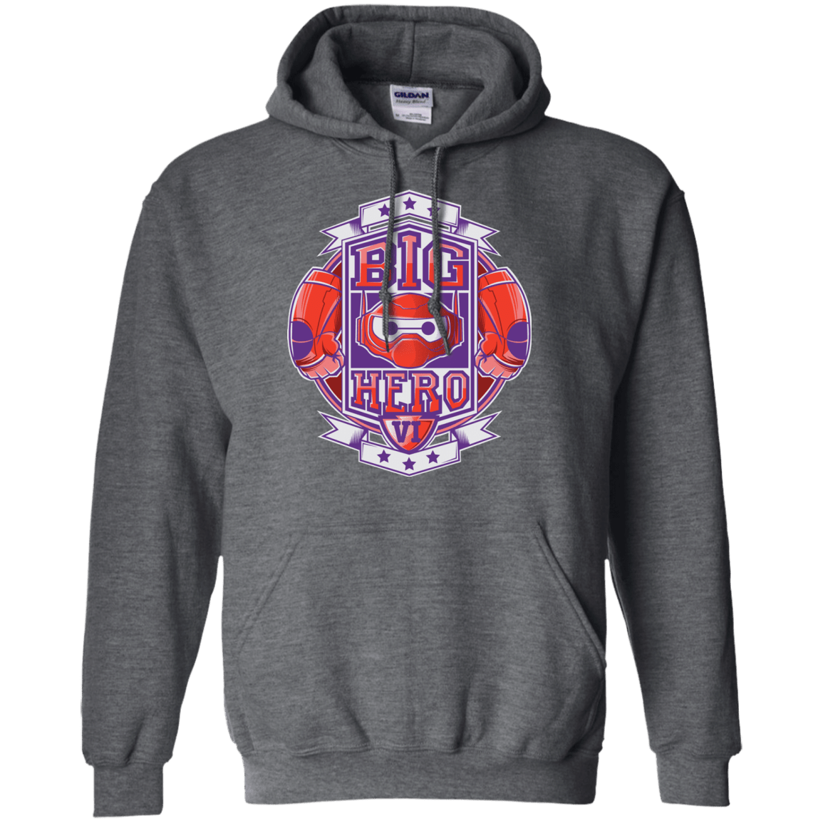 Sweatshirts Dark Heather / Small BIG HERO VI BOXING Pullover Hoodie