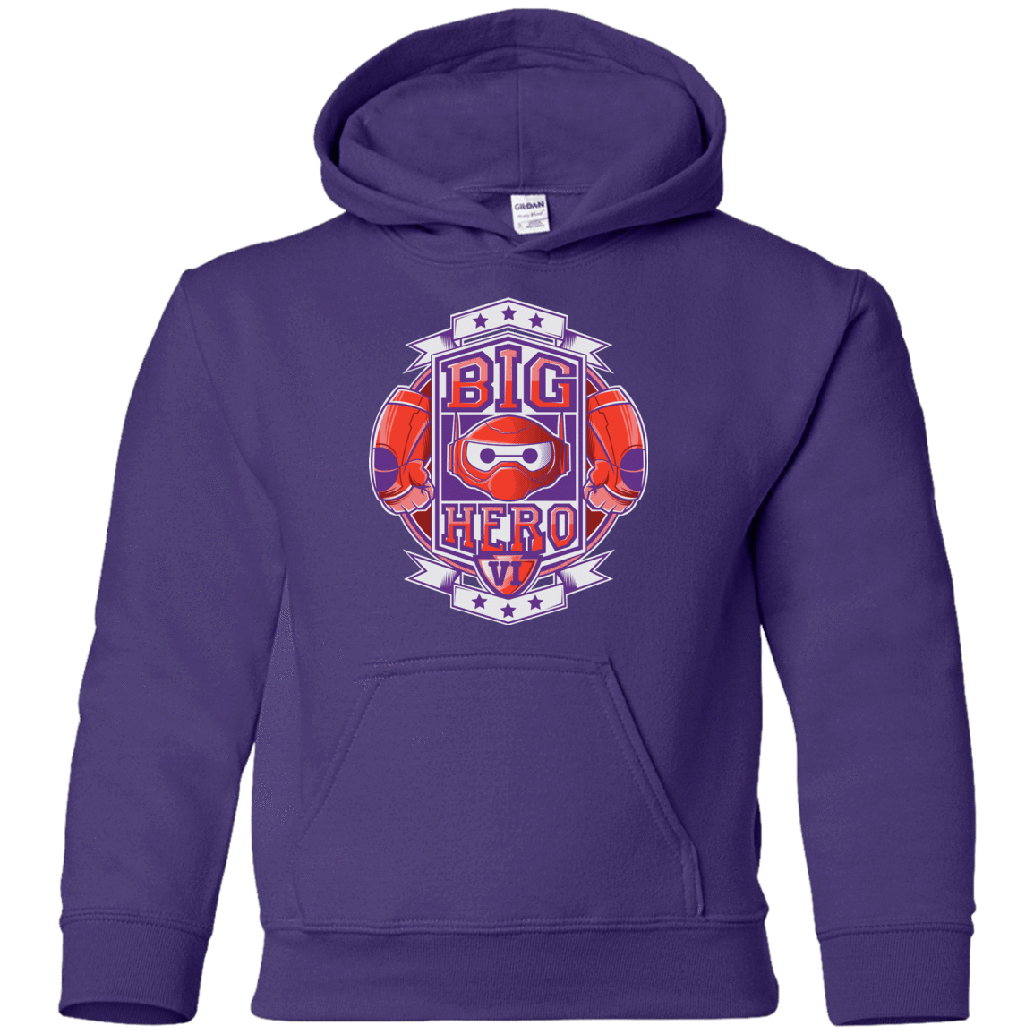 Sweatshirts Purple / YS BIG HERO VI BOXING Youth Hoodie