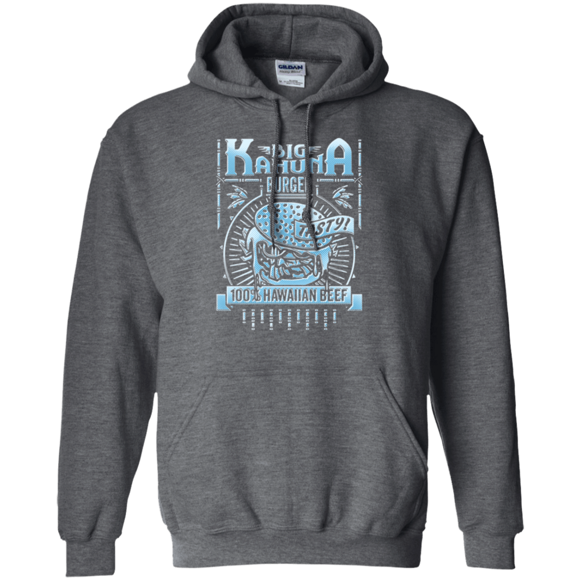 Sweatshirts Dark Heather / Small Big Kahuna Burger Pullover Hoodie