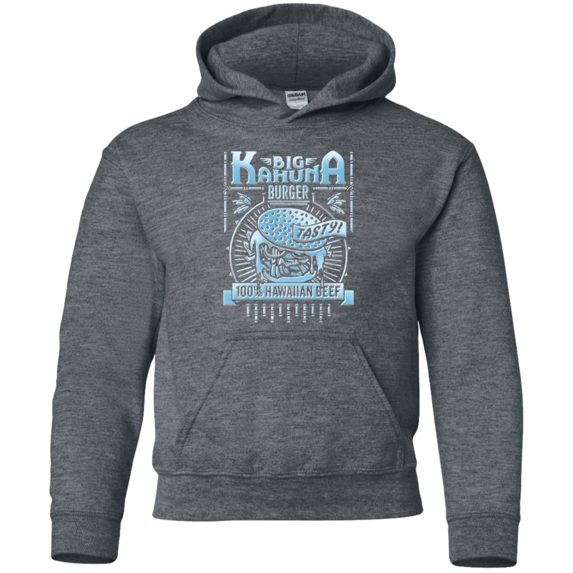 Sweatshirts Dark Heather / YS Big Kahuna Burger Youth Hoodie