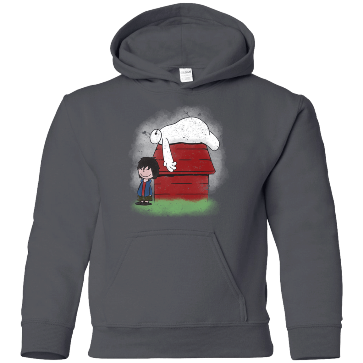 Sweatshirts Charcoal / YS Big Peanut 6 Youth Hoodie