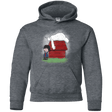 Sweatshirts Dark Heather / YS Big Peanut 6 Youth Hoodie