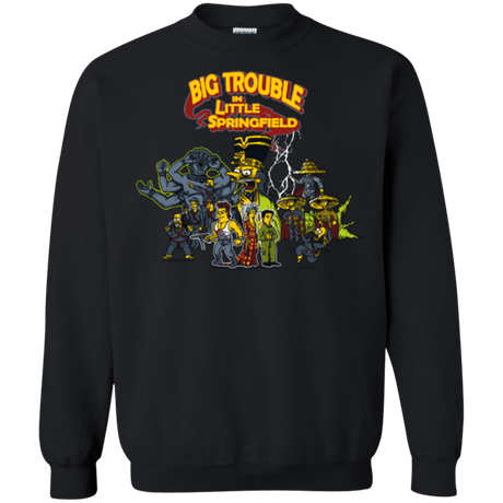 Sweatshirts Black / S Big Trouble Crewneck Sweatshirt