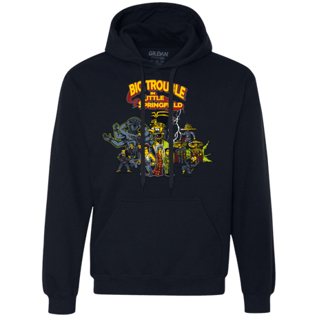 Sweatshirts Navy / S Big Trouble Premium Fleece Hoodie