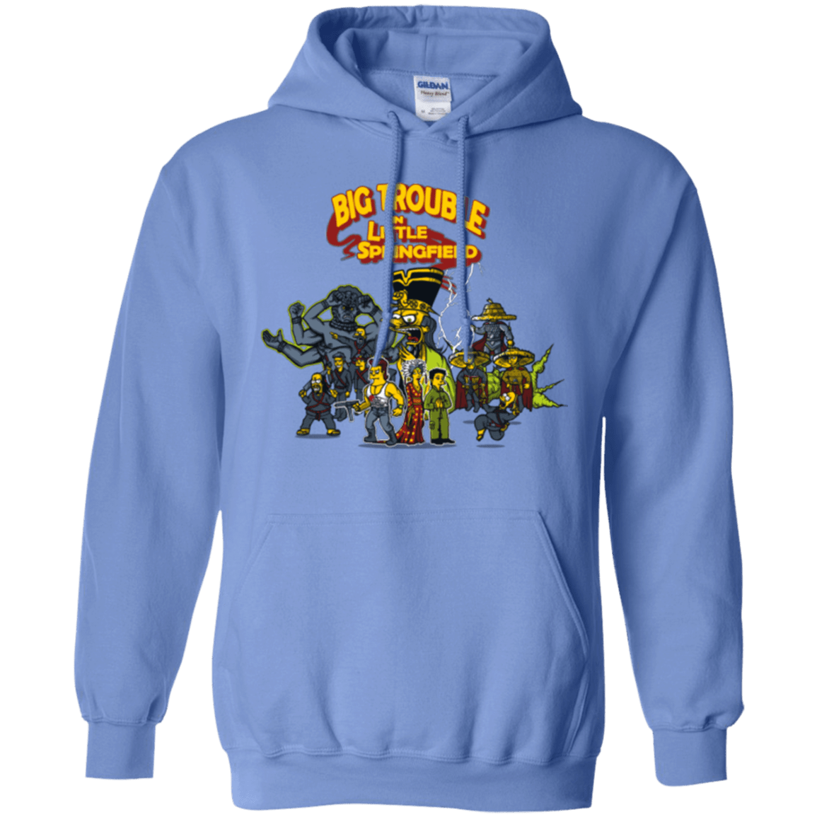 Sweatshirts Carolina Blue / S Big Trouble Pullover Hoodie