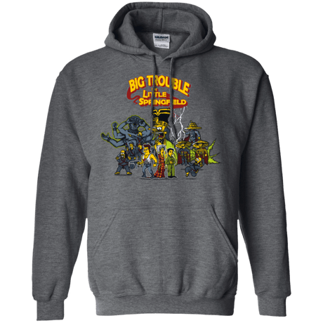 Sweatshirts Dark Heather / S Big Trouble Pullover Hoodie