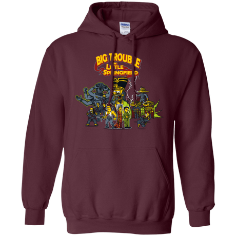 Sweatshirts Maroon / S Big Trouble Pullover Hoodie