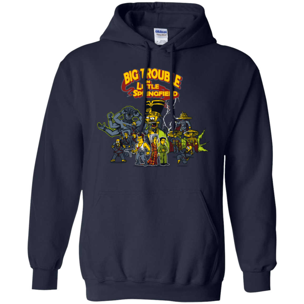 Sweatshirts Navy / S Big Trouble Pullover Hoodie