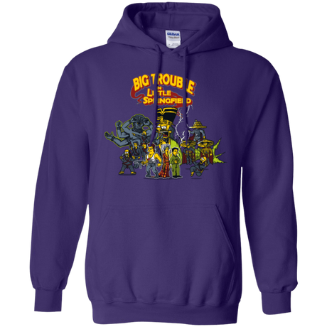 Sweatshirts Purple / S Big Trouble Pullover Hoodie