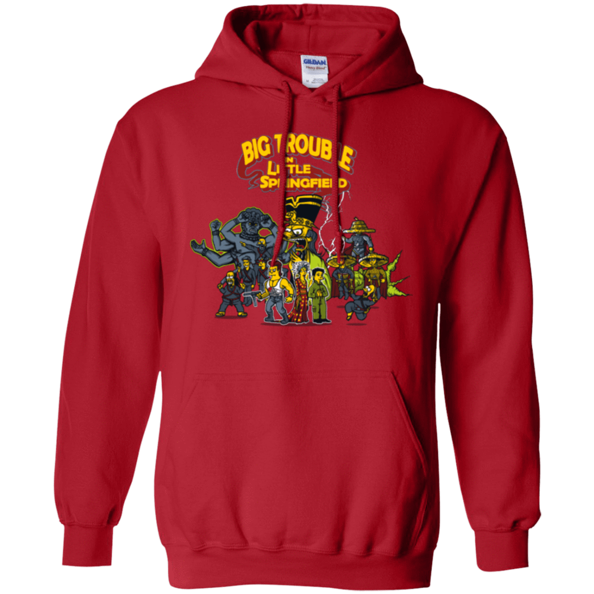 Sweatshirts Red / S Big Trouble Pullover Hoodie