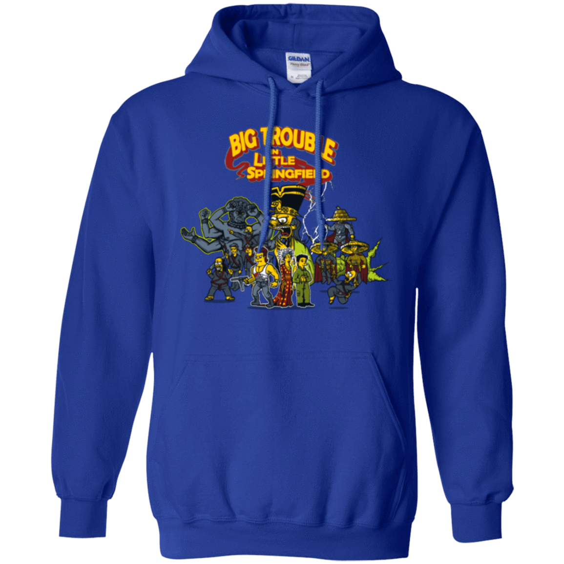 Sweatshirts Royal / S Big Trouble Pullover Hoodie