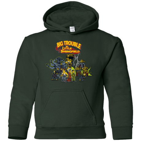 Sweatshirts Forest Green / YS Big Trouble Youth Hoodie