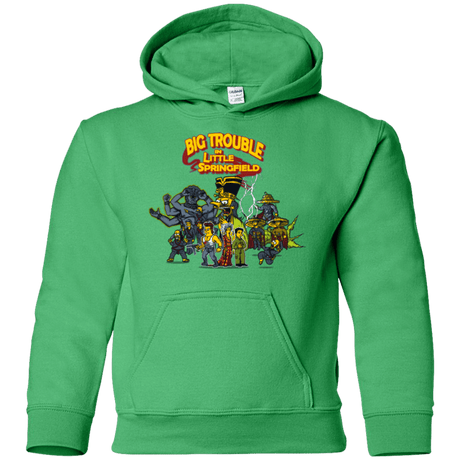 Sweatshirts Irish Green / YS Big Trouble Youth Hoodie