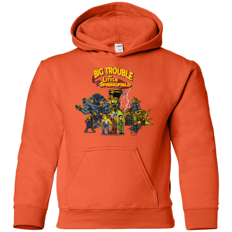 Sweatshirts Orange / YS Big Trouble Youth Hoodie
