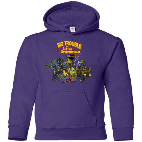 Sweatshirts Purple / YS Big Trouble Youth Hoodie