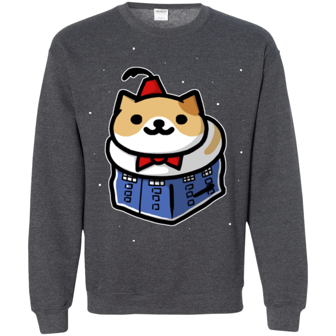 Sweatshirts Dark Heather / Small Bigger On The Inside Crewneck Sweatshirt