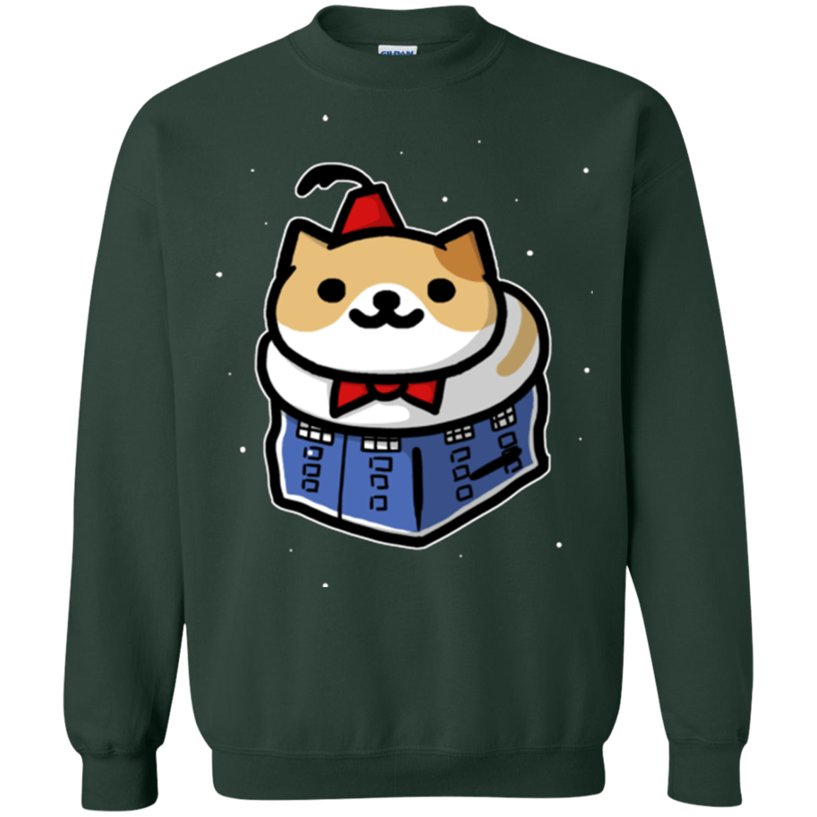 Sweatshirts Forest Green / Small Bigger On The Inside Crewneck Sweatshirt