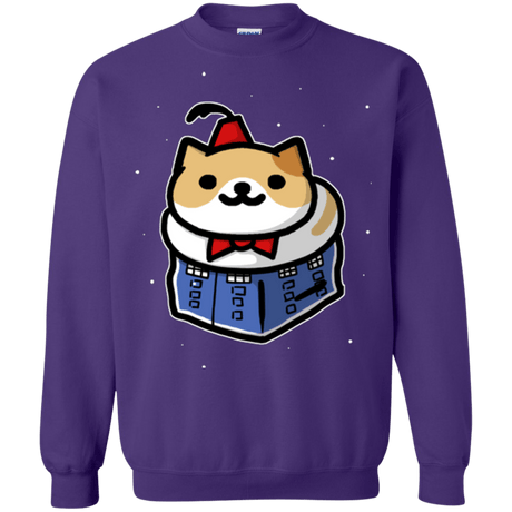Sweatshirts Purple / Small Bigger On The Inside Crewneck Sweatshirt