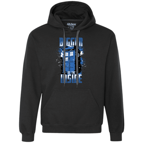 Sweatshirts Black / S Bigger on the Inside Premium Fleece Hoodie