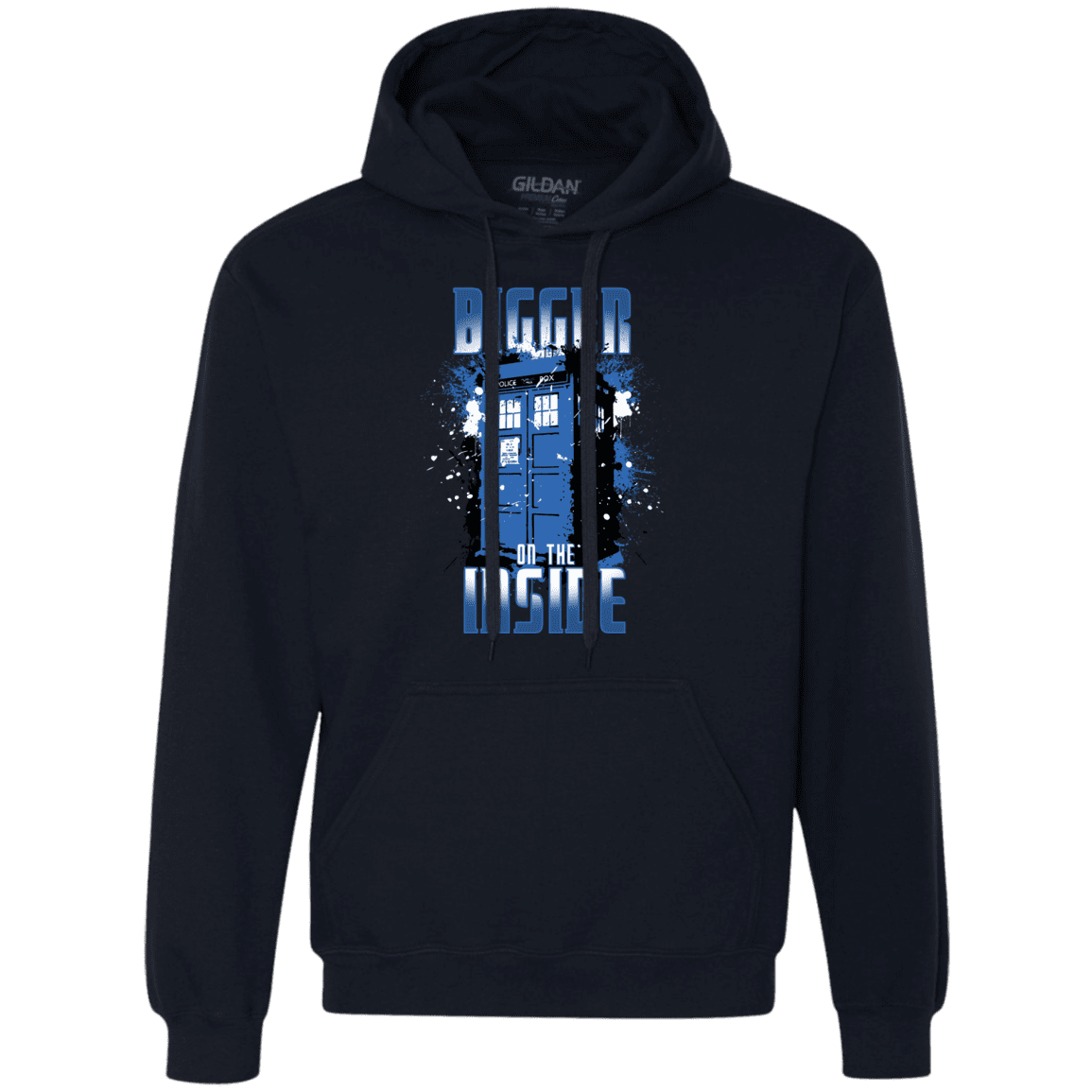 Sweatshirts Navy / S Bigger on the Inside Premium Fleece Hoodie